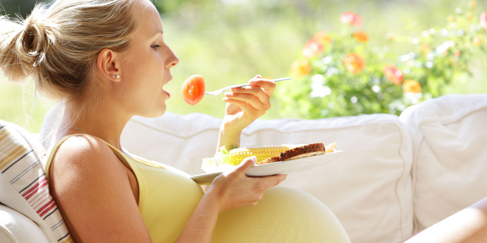 Image result for pregnant woman eating