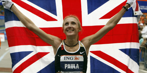 Paula Radcliffe Union Jack