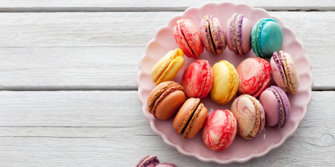 Plate of macaroons